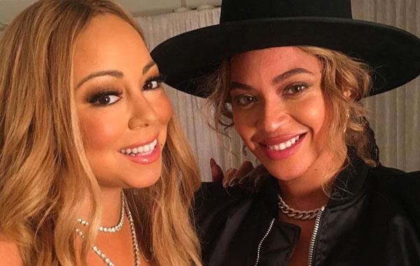 "Te amo ": após show de Natal, Mariah Carey posta declaração e foto com Beyoncé-0