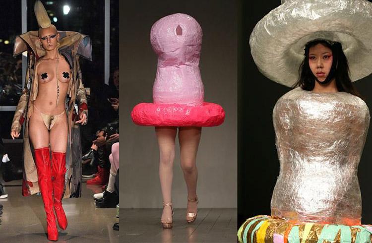 Vestido de camisinha, perucas vaginais... teve de tudo na semana de moda de NY-0